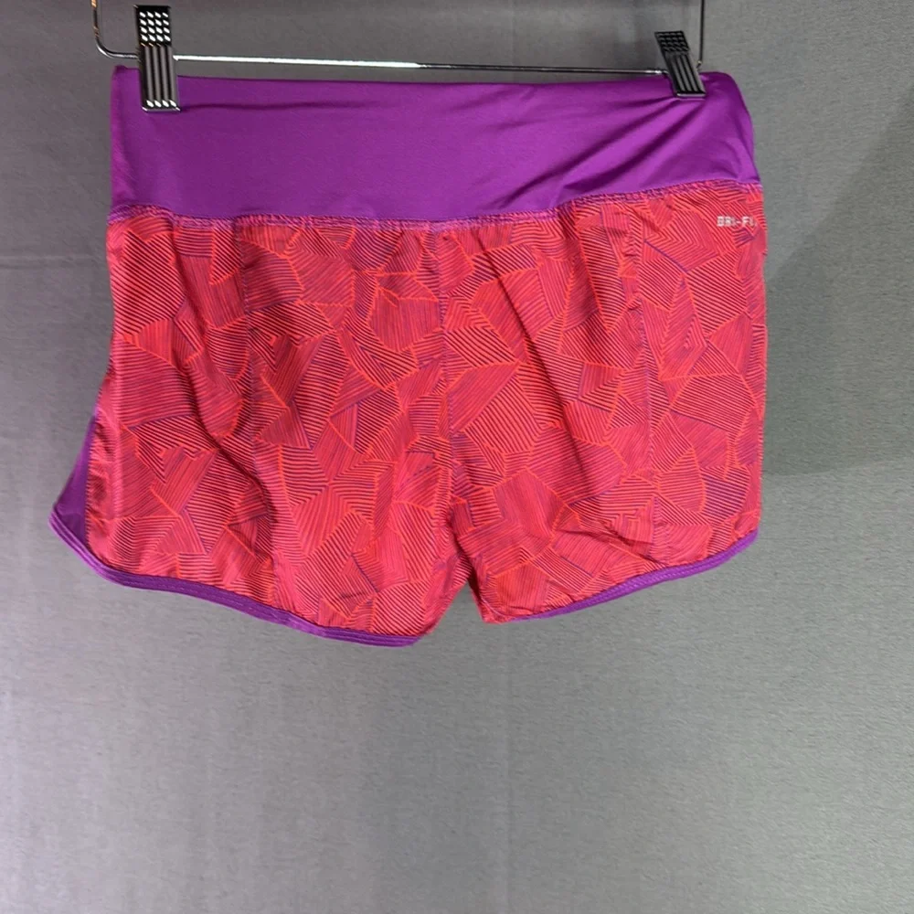 Nike‎ Purple and Red Athletic Shorts with women’s X small Compression Liner